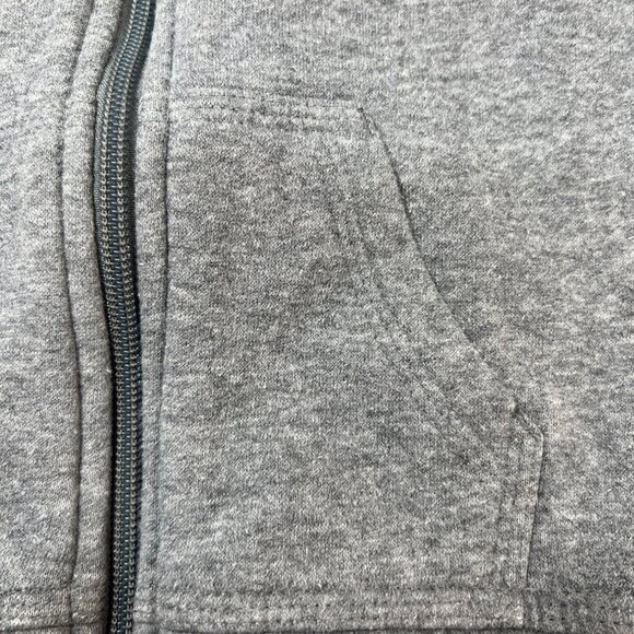 Nike Toddler Zip-Up Hoodie 3T Heather Gray Fleece-Lined Long Sleeve Jacket With - Picture 2 of 7